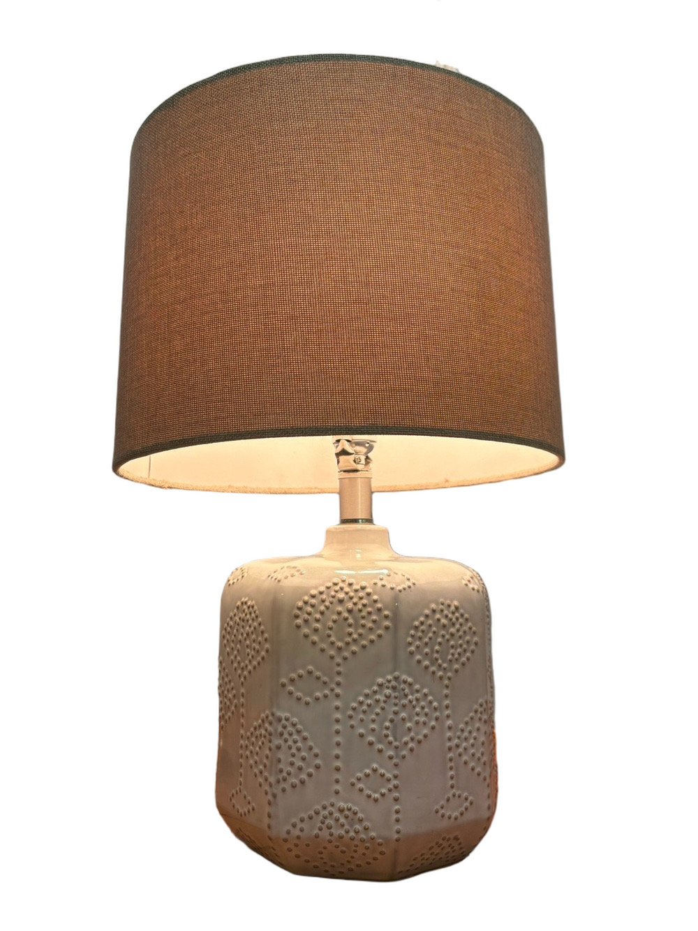 White Ceramic Table Lamp